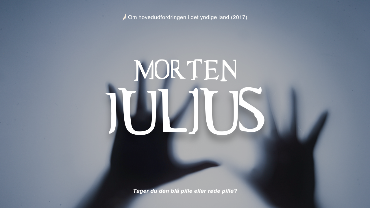 Om hovedudfordringen i det yndige land (2017) - Et budskab af Morten Julius